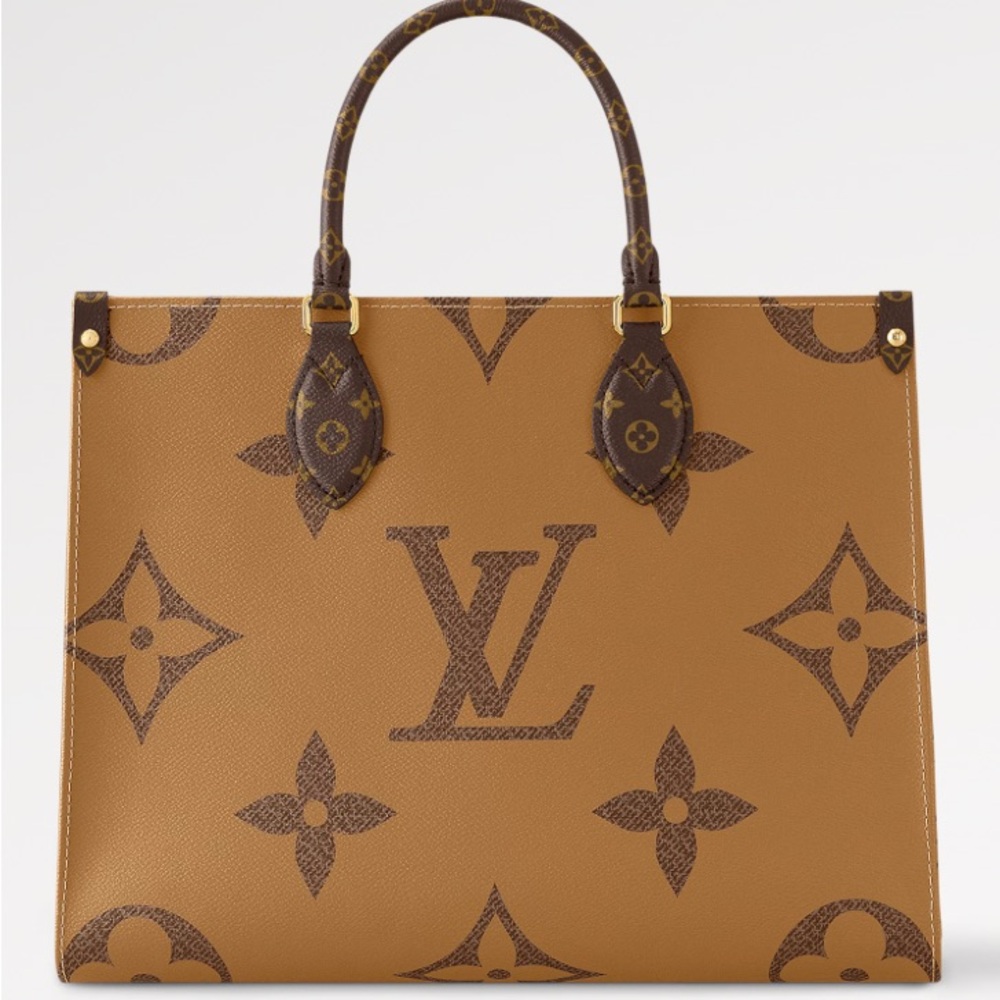 Louis Vuitton OntheGo Classic Brown Monogram Tote MM - Picture 3 of 3